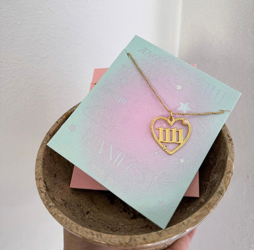 Number Gold Charm Necklace