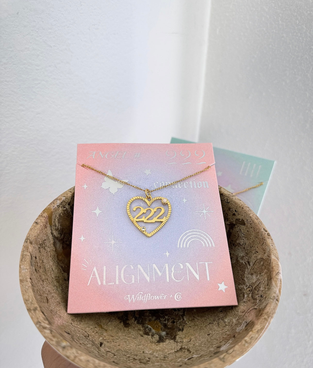 Number Gold Charm Necklace