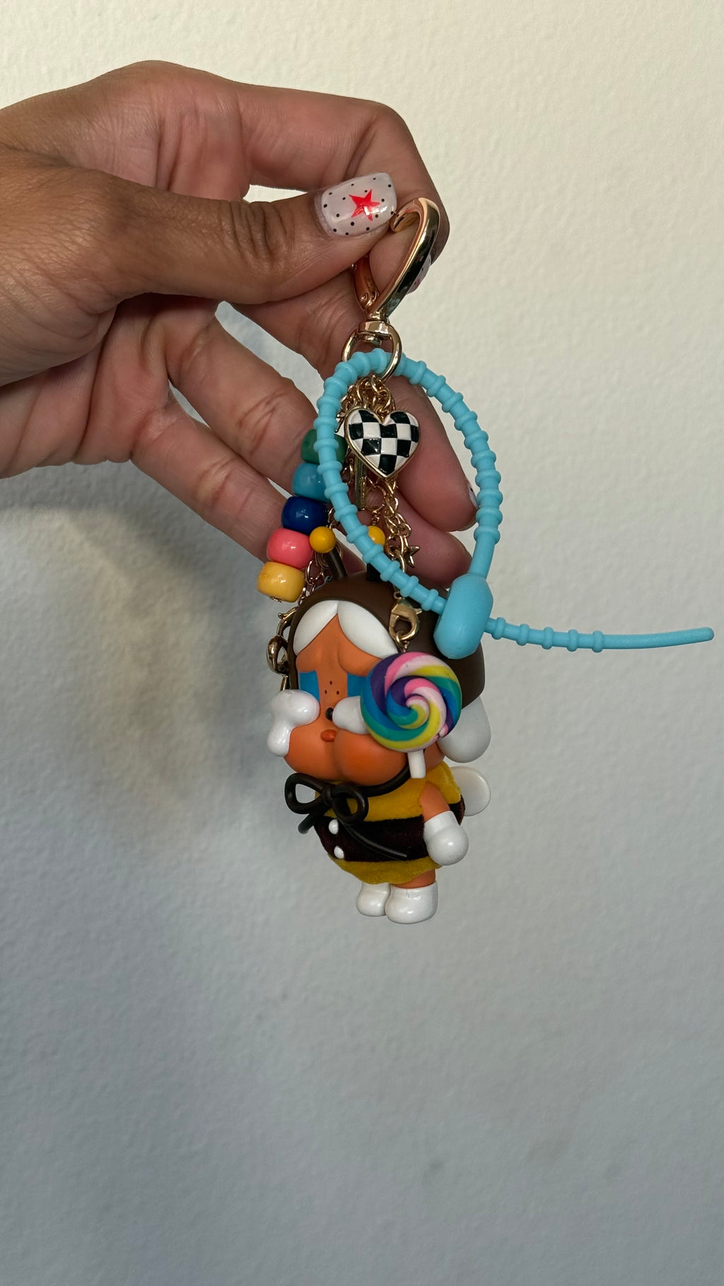 Crying Again Bee Keychain