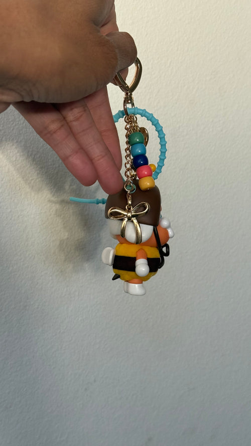 Crying Again Bee Keychain